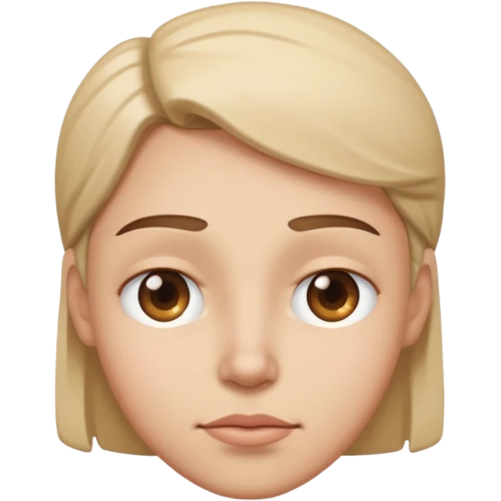 Profile head squinting eye emoji