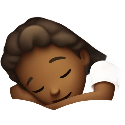 a child dreams about phone emoji