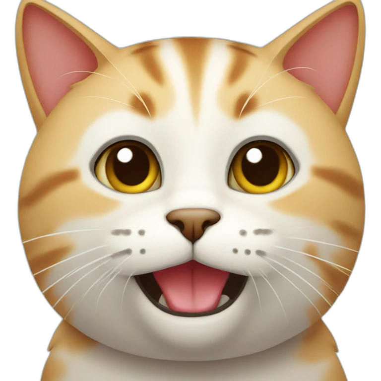 Funny cat emoji