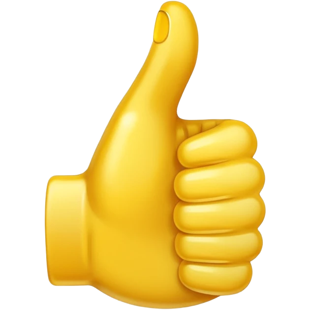 thumbs up emoji, positive and bold emoji