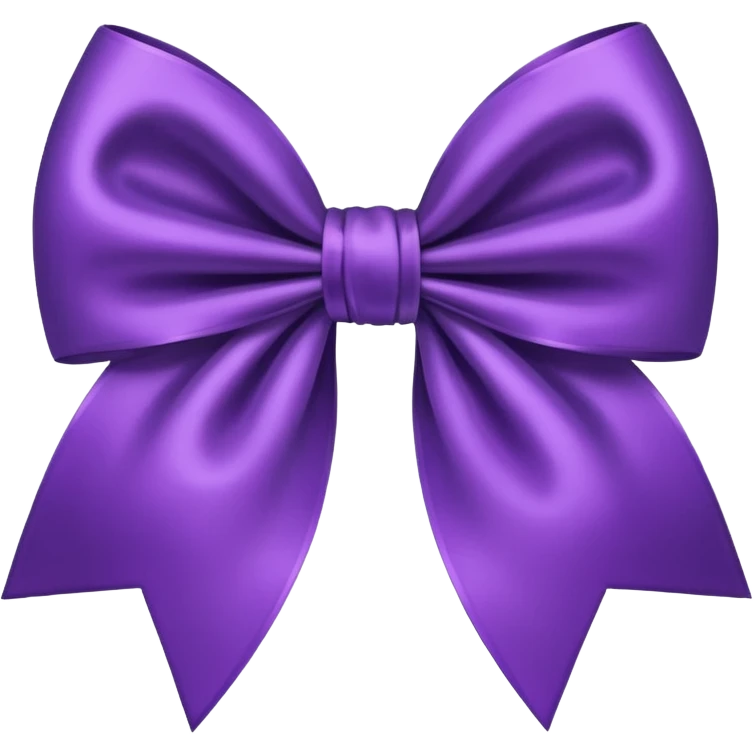 Make me this 🎀 except in purple  emoji