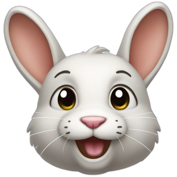 lapin qui fait caca emoji