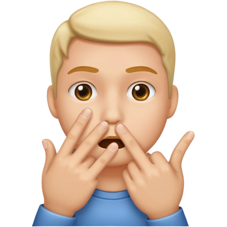 shushing finger emoji