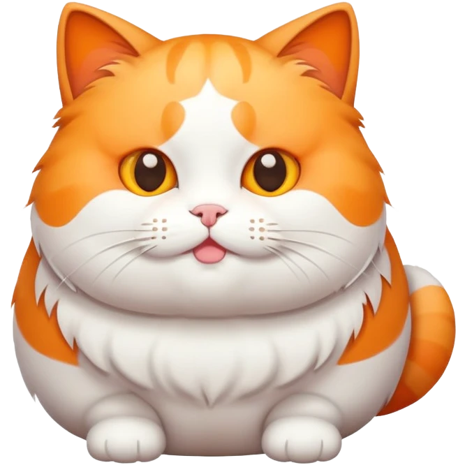 Gatto ciccione emoji