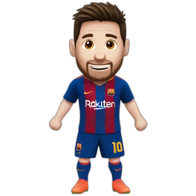 Messi celebrating emoji