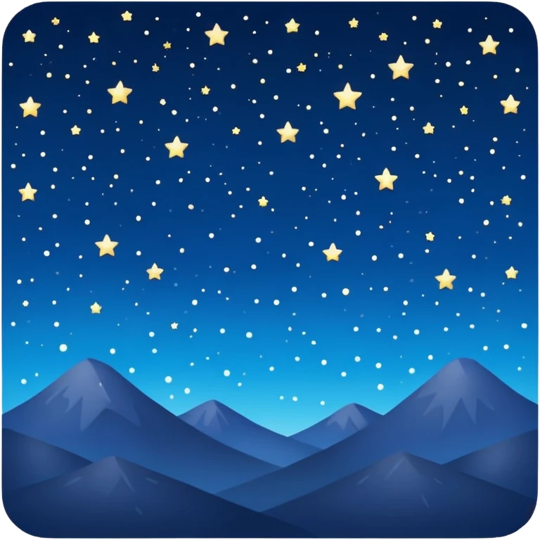 night sky emoji