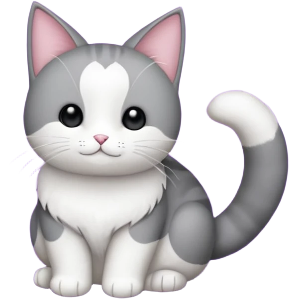 Робот фиолетовый кот emoji