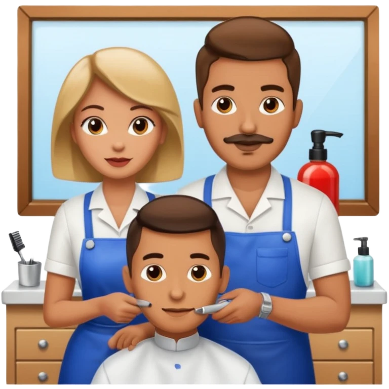 male woman barber emoji