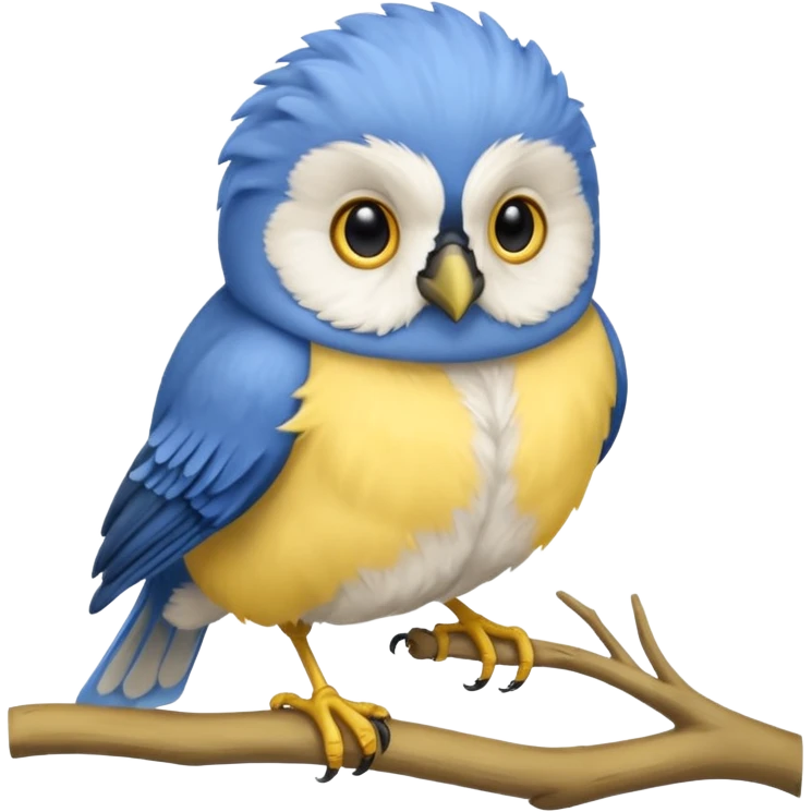 Cyanistes caeruleus emoji