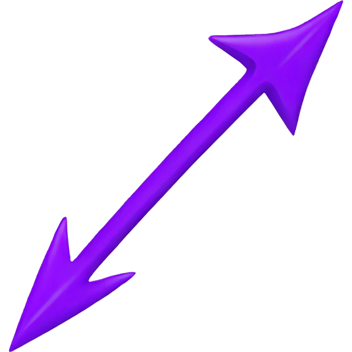 purple arrow emoji