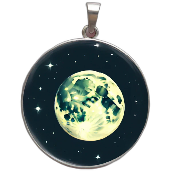 moon necklace  emoji