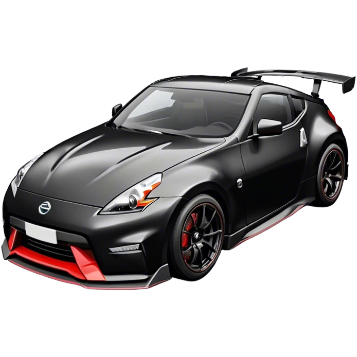 Nissan 370z nismo black emoji
