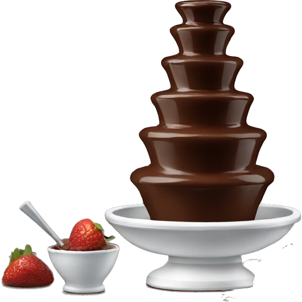 Chocolate fountain emoji