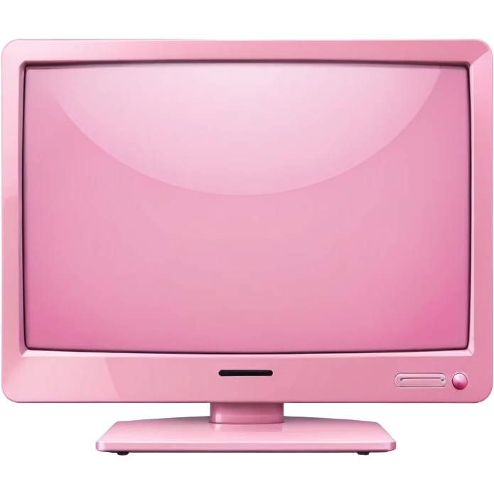 Light pink led tv emoji