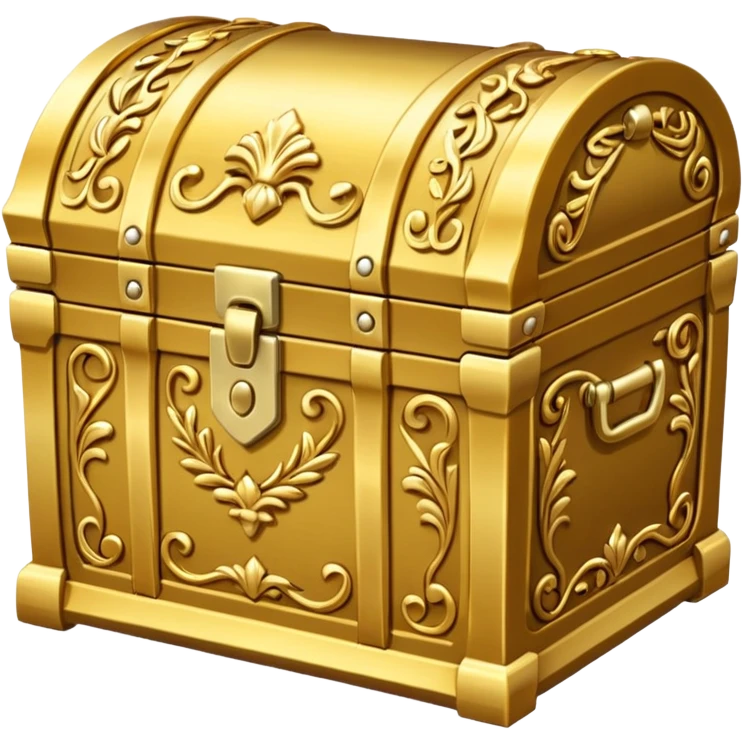 gold mealic chest  premium  emoji