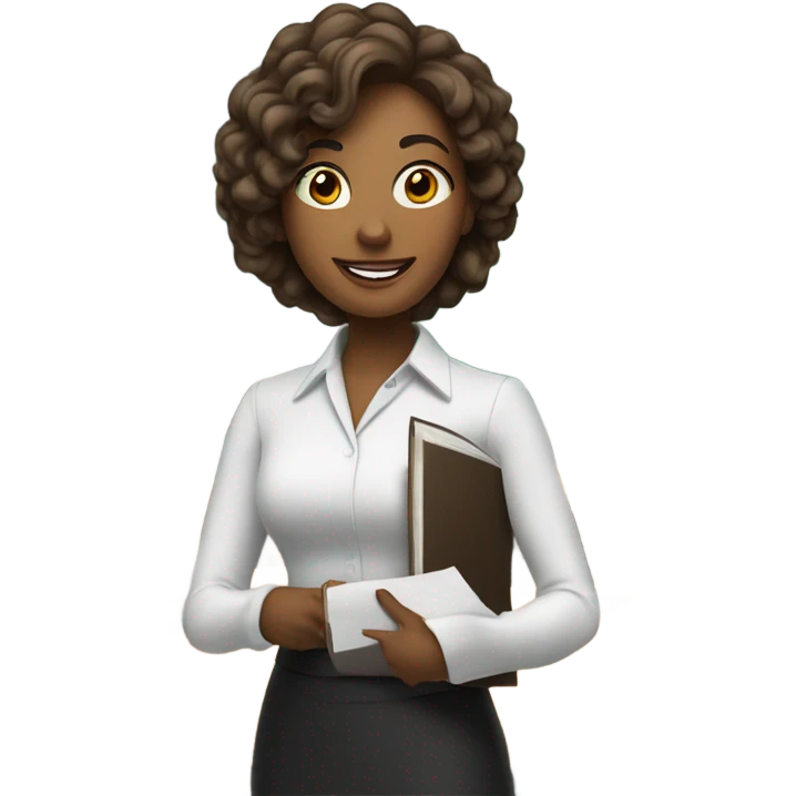 Women Language teacher and methodologist emoji