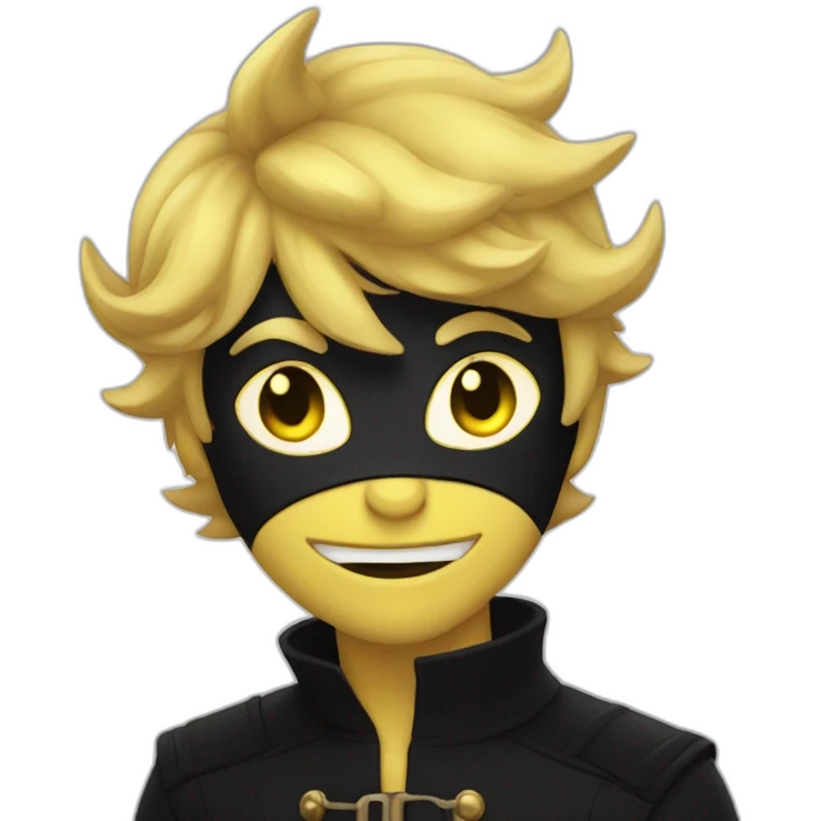 Chat noir demon emoji