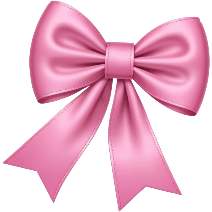 pink iphone with ribbon emoji