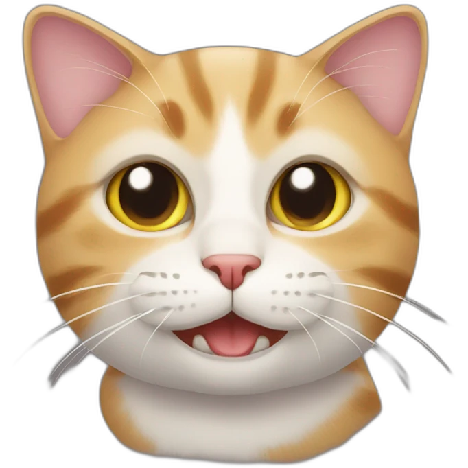 Funny cat emoji
