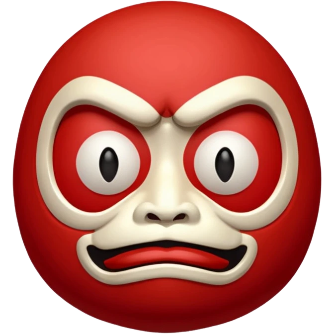 Daruma Mask emoji