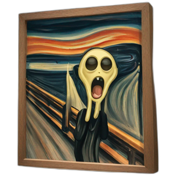 The Scream by Edvard Munch emoji
