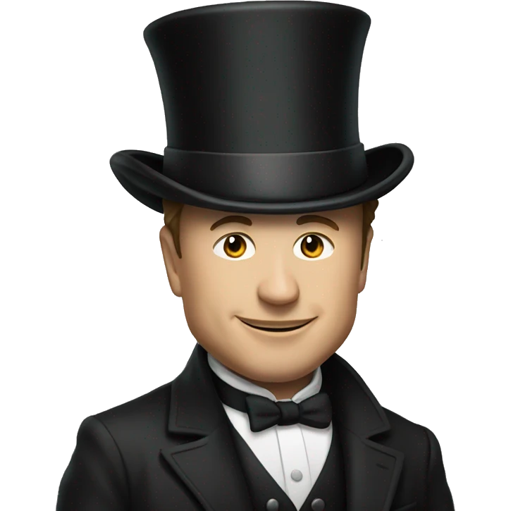 elonmusk with tophat emoji