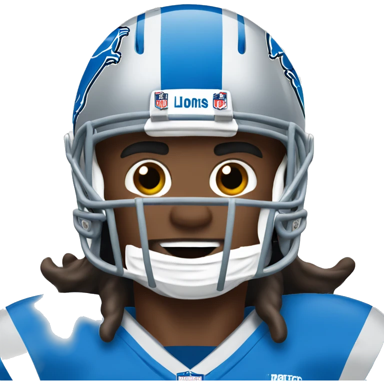 detroit lions football player emoji