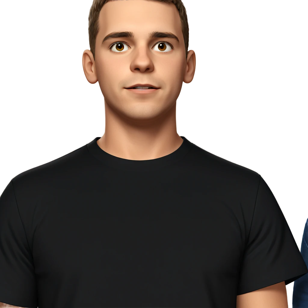 casual portrait of a boy emoji