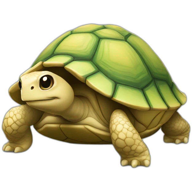 Chat sur tortue emoji
