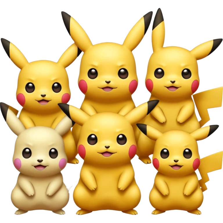 пікачу і його друзі emoji