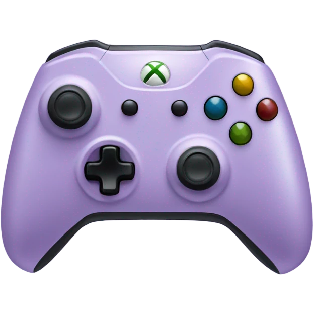 Lilac Xbox controller emoji