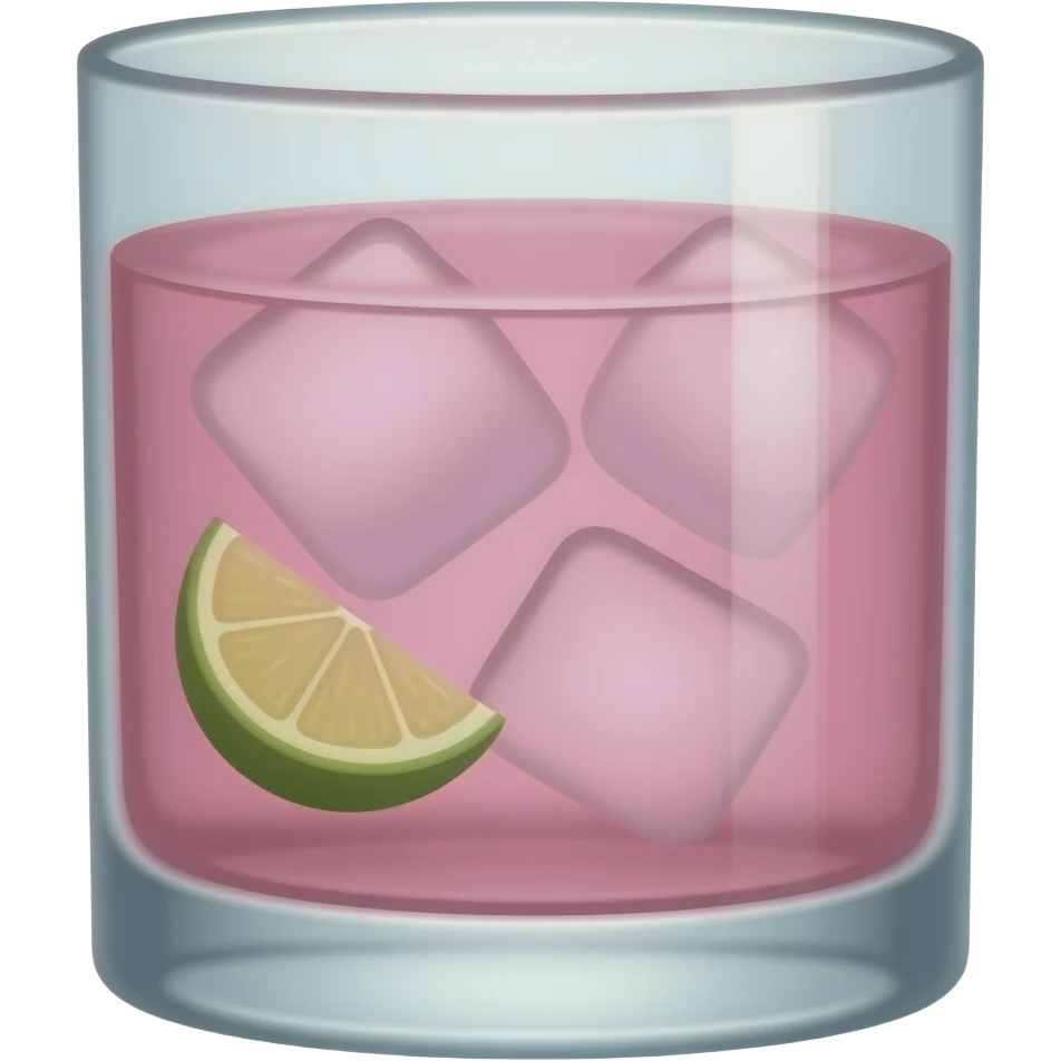 Pink Gin & Tonic emoji