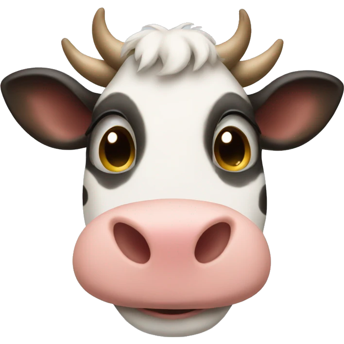 smiling cow face emoji