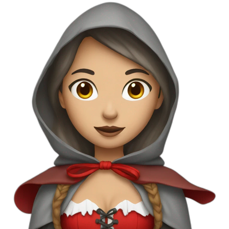 red riding hood emoji
