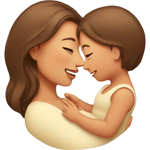 Mom and baby emoji