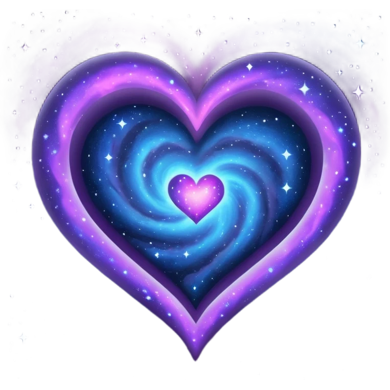 galaxy heart emoji