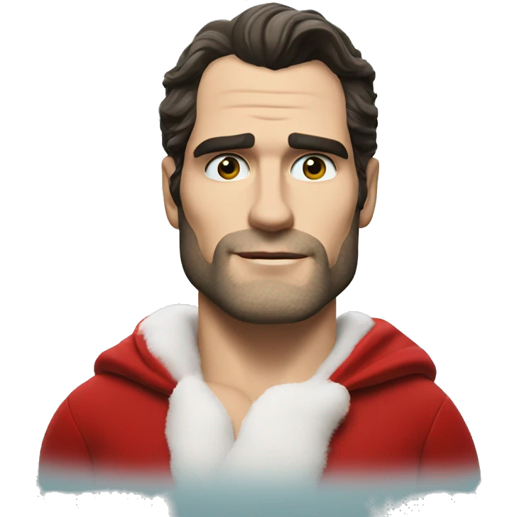 Henry Cavill as Santa Claus  emoji