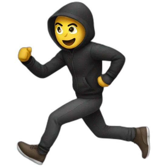 running thief emoji