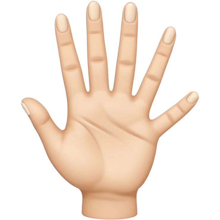 Please create a 3D emoji that shows the number 1 using fingers. I’d like it to resemble the iPhone emoji style! emoji
