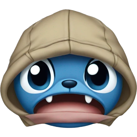 Stitch crying ￼ emoji