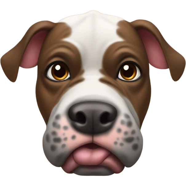 Moo dang the hippo mixed with a boxer breed dog emoji