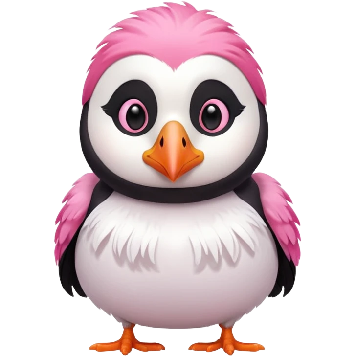 pink puffin wind puf emoji