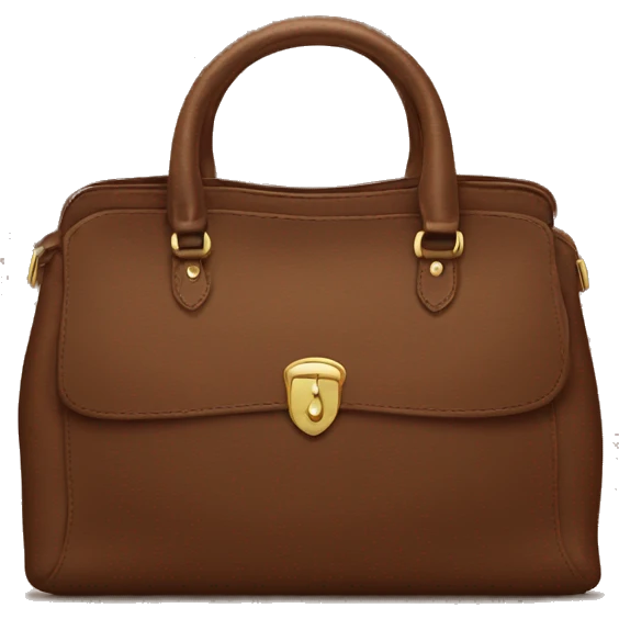 Brown handbag  emoji