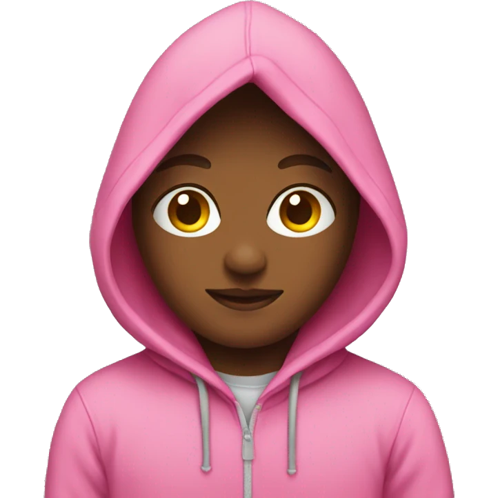 Pink hoodie emoji