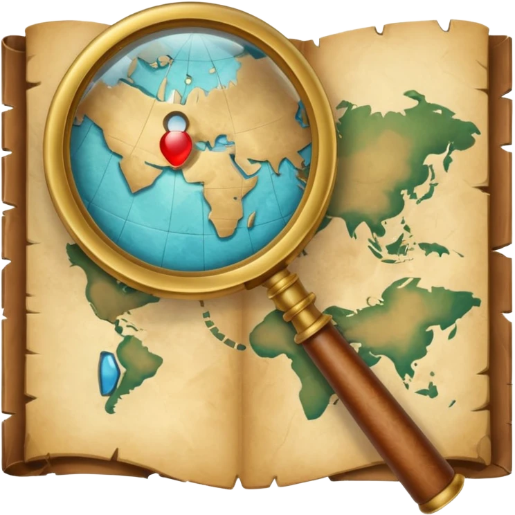 map with a magnifying glass emoji
