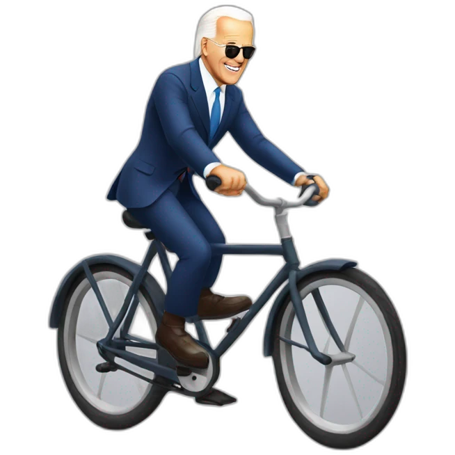 joe biden riding a bike emoji