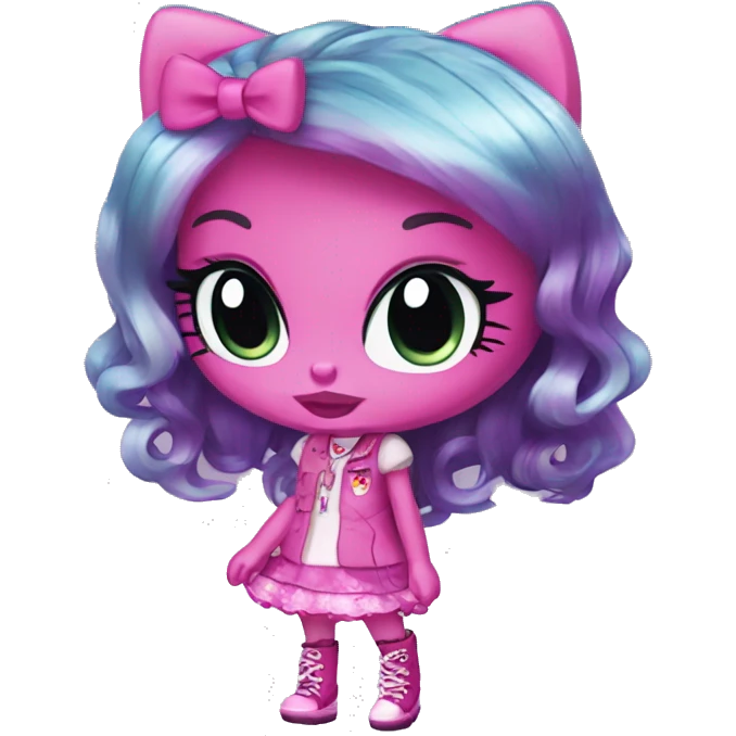 Hello kitty monster high biw emoji
