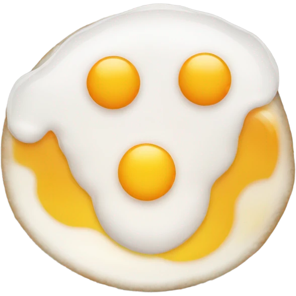 lazy fried egg emoji