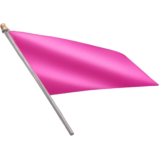 Pink triagle flag  emoji