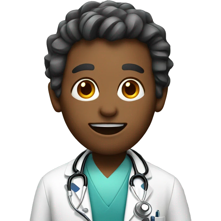  Doctor showing tongue emoji